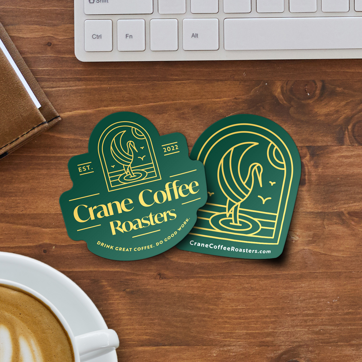 Crane Coffee Roasters Stickers